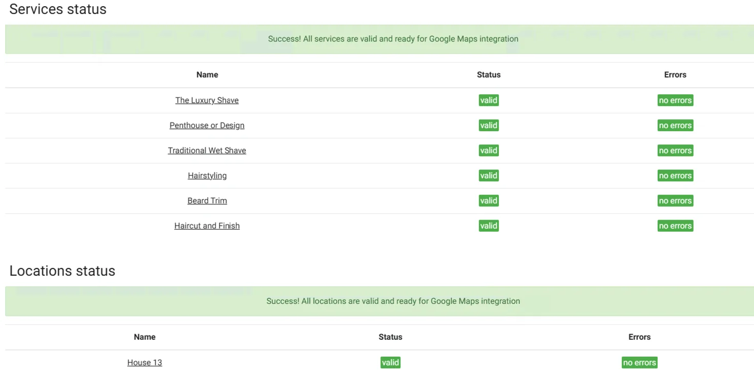 Receive bookings from Google Maps